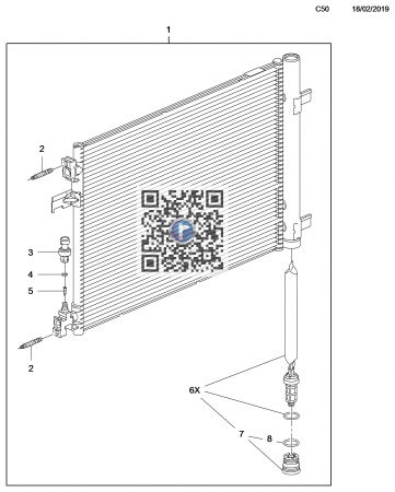 Motor 1598 ccm 100 KW / 136 CP D16SHL - CONDENSOR AC - AJ,IN  39140128