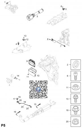Ambreiaj - Conducta senzor presiune catalizator 96419072