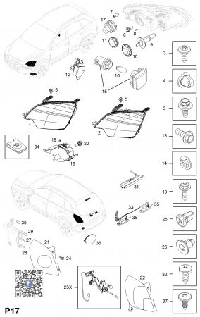 Electrice - Lampa stop dreapta 96673816