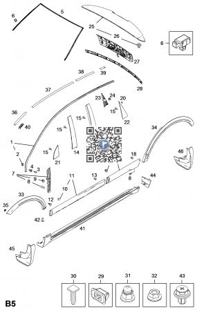 OPEL - BANDOU USA FATA STG - AN 07<17 / 4811507 96848780