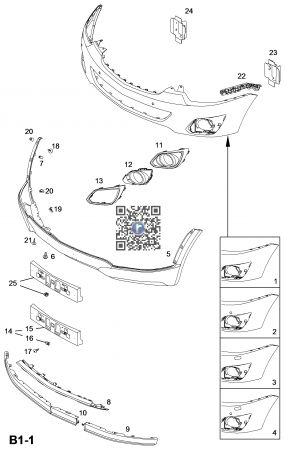 Caroserie - Rama cromata proiector stanga OPEL ANTARA 25953667