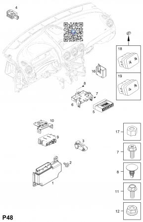 Electrice - Senzor airbag fata 13502578