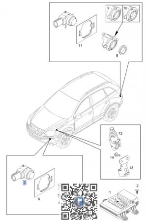 Electrice - SENZOR PARCARE - AN 07<17 / 4820710 25961313
