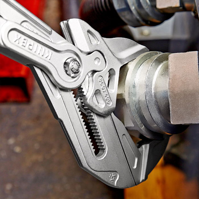 Pliers Wrench XL with automatic adjustment, plastic handles, 400 mm, KNIPEX 86 03 400 [3]