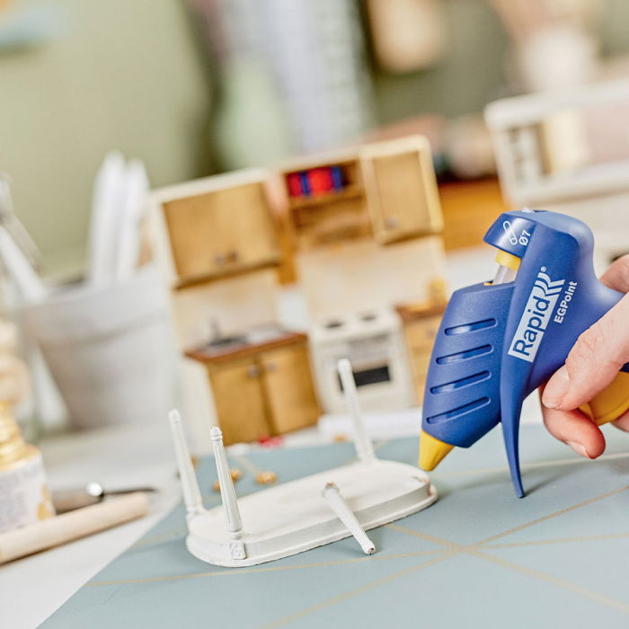 Rapid 7 mm Glue Sticks Fun to Fix Arts and Crafts clear, Universsal, Ø7mm x 90mm, EVA basis, 36 pcs/blister 40107350 [8]