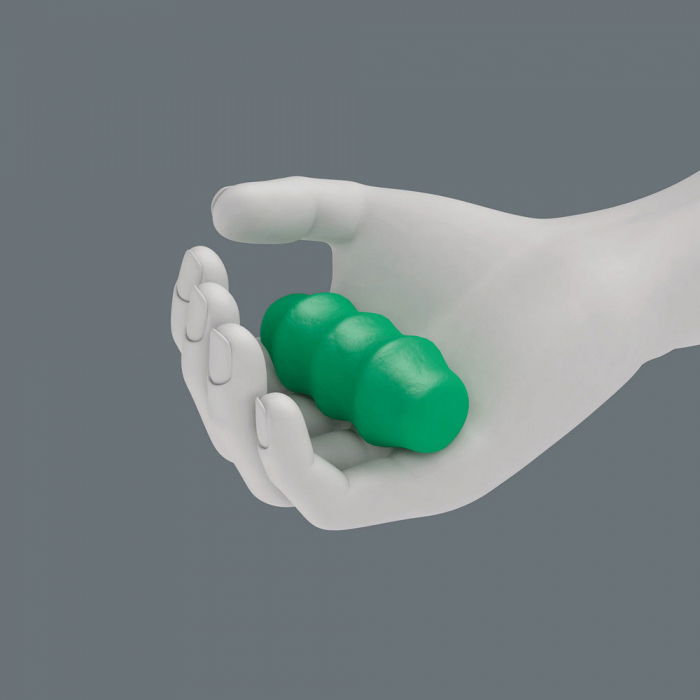 Surubelnita INOX Wera 3335 dreapta 0.8 x 4.0 x 4.0 x 100 x 98 cap Lasertip maner gri-bleu antirostogolire 05032003001 [9]