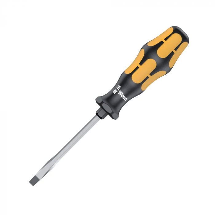 Wera Impact Screwdriver 932 AS slotted 0.8 x 4.5 x 5 x 8 x 100 x 98 corrosion protection yellow anti-roll handle 05018300001 [9]