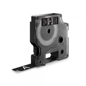 Etichete standard 12mm x 7m alb/negru DYMO LabelManager D1 S0720610 45021