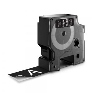 Etichete LabelManager Dymo Originale - Etichete standard 24mm x 7m alb/negru DYMO LabelManager D1 S0721010 53721