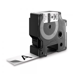 Labels - Polyester industrial labels 24mm x 5.5m Black/white DYMO ID1 1734523 S0773830