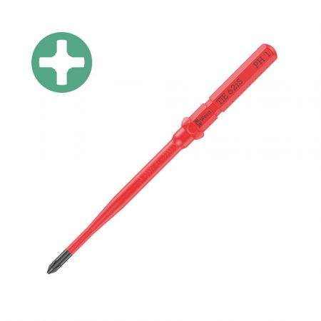 Tool Kits - Screwdriver bit Kraftform Kompakt VDE WERA 62 iS PH1 12 x 12 x 157 corrosion protection 05006512001
