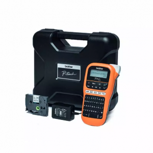 Printers - Brother P-Touch PT-E110VP Portable Labeler Kit, 12mm Max Bandwidth