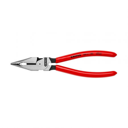 Electricians pliers - Needle-Nose Combination Pliers, plastic handle, 185mm, KNIPEX 08 21 185