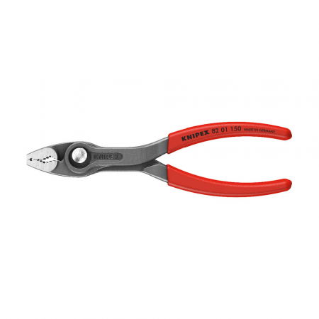Scule - Cleste cu prindere frontala, TwinGrip, 150mm, parghie mare, maner plastic, KNIPEX 82 01 150