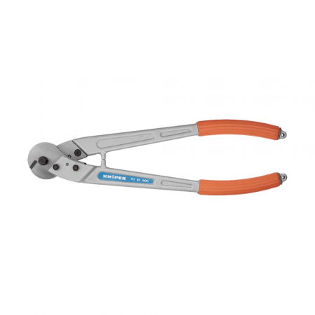Steel cable cutters - KNIPEX Cable Shears, for cutting copper and aluminium, multicomponent handles, 600 mm, 95 81 600