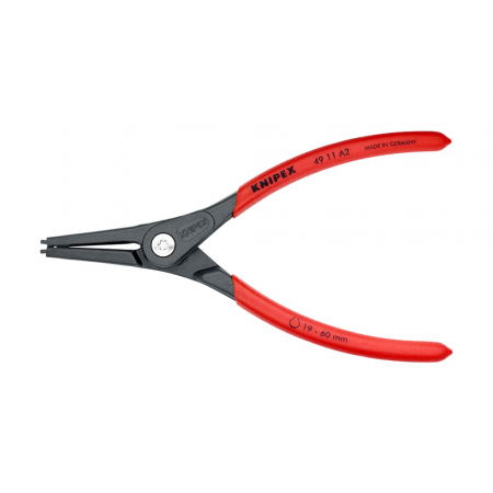 Tools - Precision Circlip Pliers for external circlips in bore holes, automotive, 180mm, KNIPEX 49 11 A2
