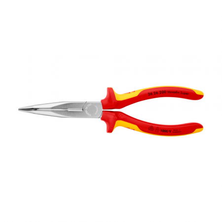 Hand tools - KNIPEX Snipe Nose Side Cutting Pliers, multi-component handle, VDE 1000 V tested, 200 mm, 26 26 200