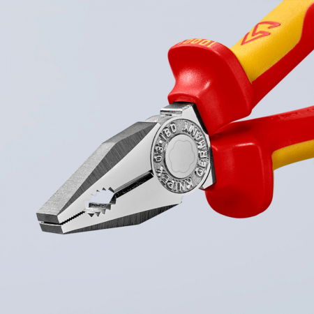 Combined patent pliers VDE 1000 V, large lever, multicomponent handle, 180mm,  KNIPEX 02 06 180 [8]