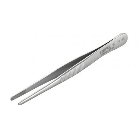 KNIPEX Hand Tools - Universal tweezers, stainless steel, 120 mm, KNIPEX 92 64 43