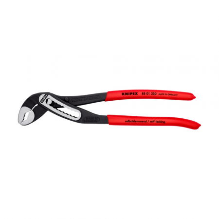 KNIPEX Hand Tools - KNIPEX Alligator, 250 mm adjustable pliers, plumbing, parrot pliers, self-locking device, plastic handles, 88 01 250