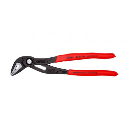 KNIPEX Hand Tools - KNIPEX Cobra Extra Slim, 250 mm adjustable pliers, plumbing, automotive, parrot pliers, self-locking device, plastic handles, 87 51 250