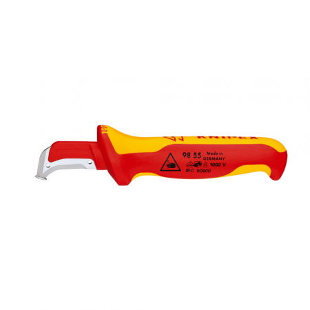 Tools - Dismantling Knife, VDE tested 1000 V, 180 mm, KNIPEX 98 55