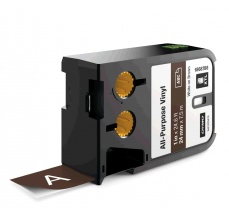 Labels - Industrial vinyl label 24mm x 7m white/maro DYMO XTL 1868788