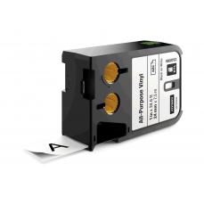 Labels - Industrial vinyl label 24mm x 7m Black/white DYMO XTL 1868753