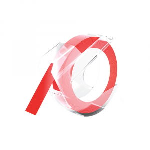 Etichete - Etichete Omega rosu 9mm x 3m compatibile Dymo Omega Junior 520102 S0847690