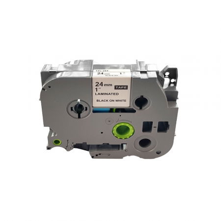Brother Labels - Labels compatible Brother TZe-251 24mm x 8m black/white gray box