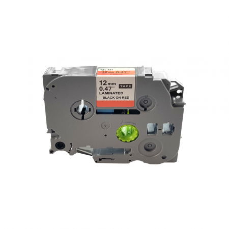 Labels - Labels compatible Brother TZe-431 12mm x 8m black/red gray box