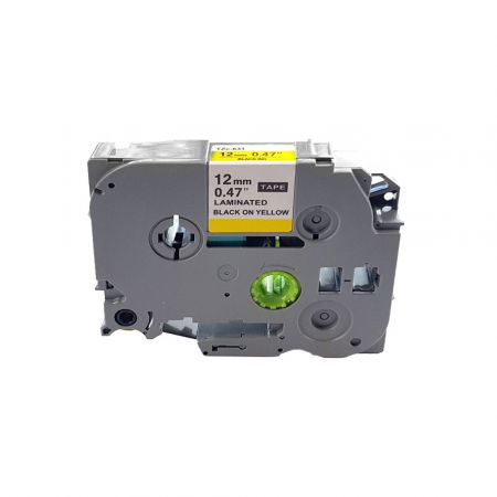 Brother Labels - Labels compatible Brother TZe-631 12mm x 8m Black/yellow gray box