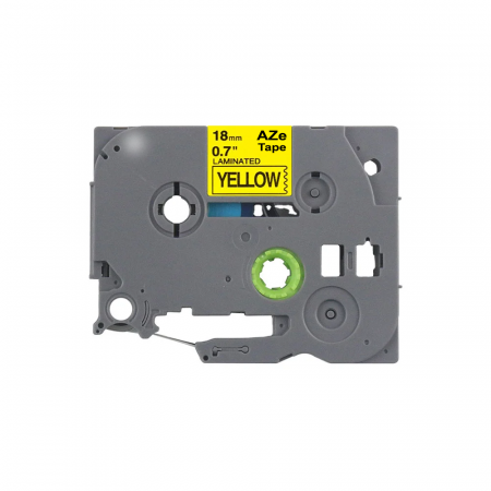 Brother Labels - Labels compatible Brother TZe-641 18mm x 8m Black/yellow gray box