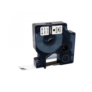 Labels - Compatible labels 12mm x 7m black/white Dymo S0720530 45013, for the Dymo Labelamanger and Aimo D1600 range