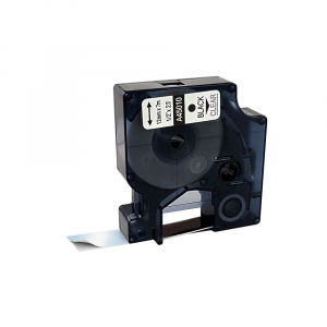 Aimo Compatible Dymo LabelManager Labels - Labels 12mm x 7m black/transparent compatible Dymo S0720500 45010, for Dymo Labelamanger and Aimo D1600 range