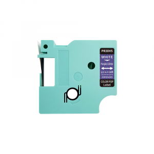 Etichete - Etichete cu sclipici AIMO color pop 12mm x 3m, alb/violet, AIMO D1600, PR3DV5