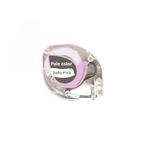 Aimo P12 LetraTag Labels - Dymo Letratag pastel labels gray/pink pastel compatible 12mm x 4m AIMO S0721630 91203