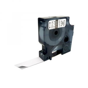 Labels - Flexible labels 12mm x 3.5m black/white compatible Dymo 18488 S0718040 16957