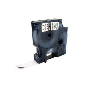 Labels - White polyester labels 9mm x 5.5m compatible Dymo 18482