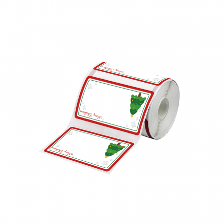 Aimo Phomemo labels for M110 | M200 | M220 - Thermal labels 50 x 30 mm Christmas Tree model for AIMO Phomemo M110 M200 M220 printer 230 labels