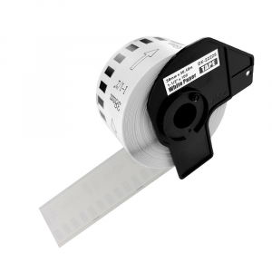 Labels - Continuous labels DK-22225 38mm x 30.48m plastic holder included compatible Brother DK-22225 DK22225