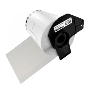 Labels - Continuous wide labels DK-22243 102mmx30.48m plastic holder included compatible Brother DK-22243 DK22243