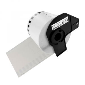 Labels - Continuous repositionable labels DK-44205 62mm x 30.48m plastic holder included compatible Brother DK-44205 DK44205