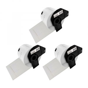 Labels - Set 3 Labels DK-11209 29mm x 62mm plastic holder included compatible Brother DK-11209 DK11209