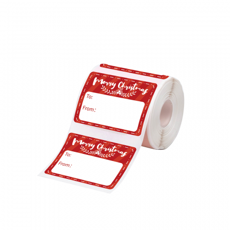 Aimo Phomemo labels for M110 | M200 | M220 - Thermal labels 40 x 30 mm Winter Holidays model for the printer AIMO Phomemo M110 M200 M220 230 labels