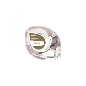 Satin (Aimo) Labels only for P12 - AIMO textile labels 12mm x 2m, satin, gold/white, thermal transfer, only for AIMO P12PRO, Q5-R234