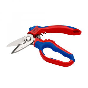 Electricians Hand Tools - Angled scissors for electricians, ferrule crimping, 160 mm KNIPEX 950520SB