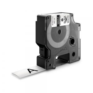 Labels - Heat shrink tube labels DYMO DYMO ID1 19mm x 1.5m Black/white 18057 S0718330 DY18057