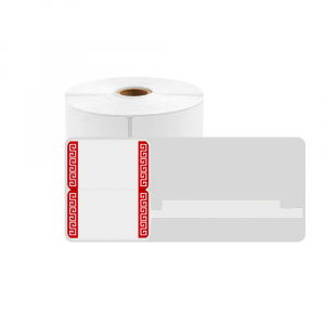 Etichete Aimo Phomemo M110 | M200 | M220 - Etichete bijuterii 30 x 25 mm + 47 mm margini rosii pentru imprimanta AIMO Phomemo M110 M200 M220 230 etichete