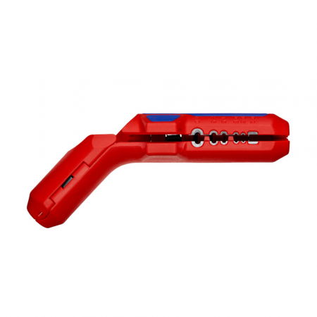 Wire Strippers and Stripping Tools - KNIPEX 16 95 02 SB Ergonomic universal stripper, for left-handed people, including cutting insulation length